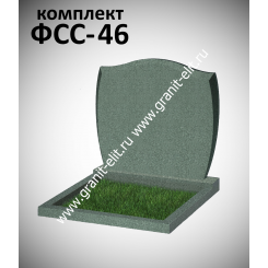 Памятник семейный ФСС-46, зеленый